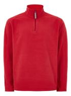 Topman Mens Red Waffle Fleece Track Top