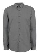 Topman Mens Black Ditsy Print Dress Shirt