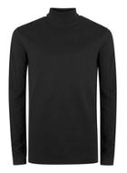Topman Mens Selected Homme Black Roll Neck Sweatshirt