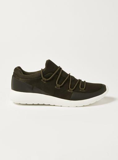 Topman Mens Khaki Falcon Runner Sneakers