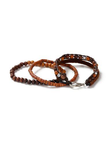 Topman Mens Brown Bracelet Pack*