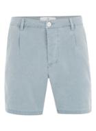 Topman Mens Multi Dusty Blue Tencel Shorts
