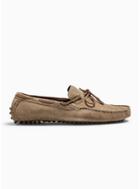 Topman Mens Yellow Sand Suede 'monaco' Driver Shoes