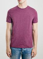Topman Mens Purple Slim Fit T-shirt