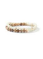 Topman Mens Brown Semi Precious Beaded Bracelet Pack*