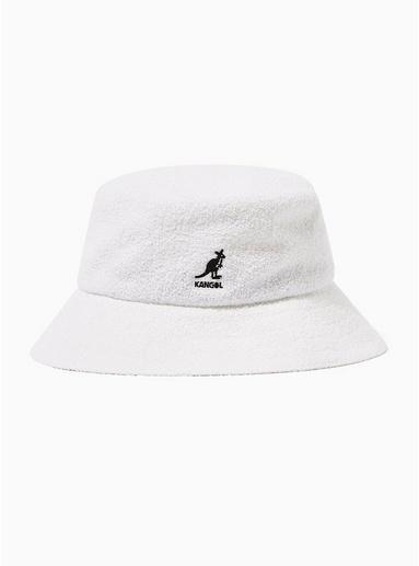 Kangol Mens Kangol White Bucket Hat