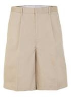 Topman Mens Brown Stone Wide Fit Long Length Formal Shorts