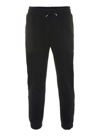 Topman Mens Black Pique Zipped Skinny Joggers