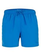 Topman Mens Colbalt Blue Embroidered Swim Shorts