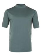 Topman Mens Lux Forest Green Turtle Neck T-shirt