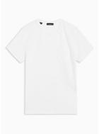 Selected Homme Mens Selected Homme White Waffle T-shirt