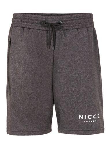 Topman Mens Black Nicce Dark Grey Technical Shorts