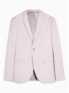 Topman Mens Purple Lilac Super Skinny Fit Single Breasted Blazer With Notch Lapels
