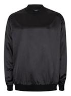 Topman Mens Grey Aaa Black High Shine Baseball Long Sleeve T-shirt