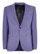 Topman Mens Purple Skinny Blazer