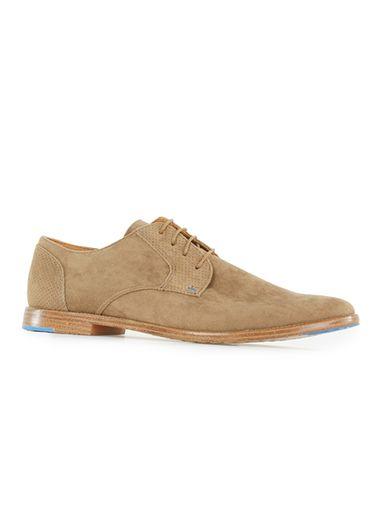 Topman Mens Brown Beige Desert Shoes