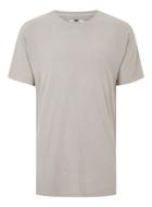Topman Mens Stone Wash Ribbed Longline T-shirt