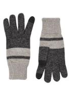 Topman Mens Charcoal Grey Gloves