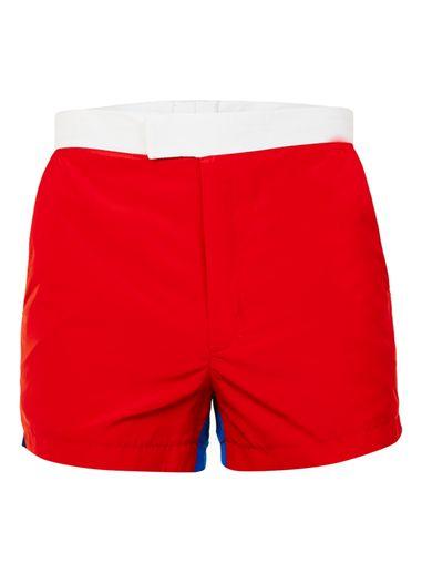 Topman Mens Multi Topman Design Red, White And Blue Shorts