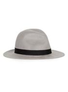 Topman Mens Grey Wool Puritan Hat
