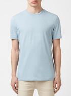 Topman Mens Blue Fog Crew Neck T-shirt