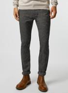 Topman Mens Mid Grey Selected Homme Grey Trousers