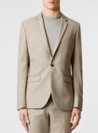 Topman Mens Brown Stone Skinny Fit Suit Jacket