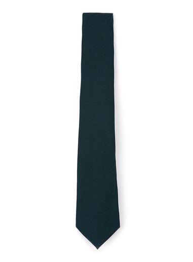 Topman Mens Green Wool Tie