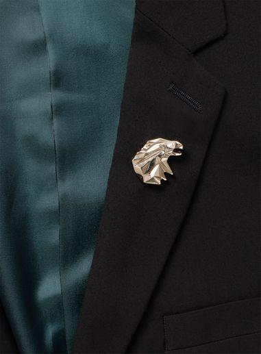 Topman Mens Gold Look Eagle Origami Brooch*