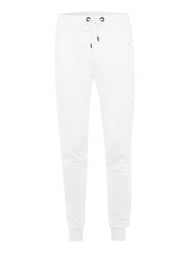 Topman Mens Criminal Damage White Distressed Shoreditch Joggers*