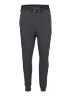 Topman Mens Grey And Contrast Faux Leather Joggers