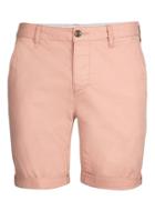 Topman Mens Pink Stretch Skinny Rolled Hem Chino Shorts