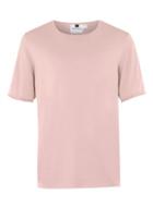 Topman Mens Pink Oversized Knitted T-shirt