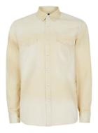 Topman Mens Brown Stone Western Style Casual Shirt