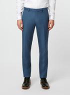 Topman Mens Mid Blue Skinny Fit Suit Pants
