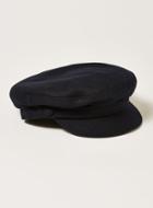 Topman Mens Navy Melton Mariner Hat