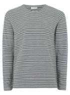 Topman Mens Multi Selected Homme White And Green Stripe T-shirt