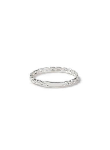 Topman Mens Sterling Silver Band Ring*