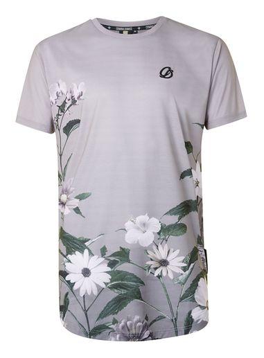 Topman Mens Criminal Damage Grey Floral Print T-shirt*