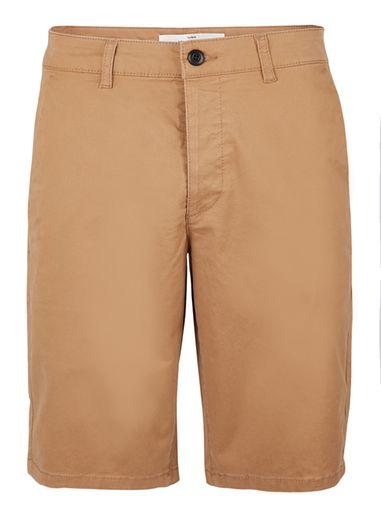 Topman Mens Brown Tan Stretch Slim Shorts