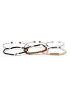 Topman Mens Brown Semi-precious Beaded Bracelet Pack*