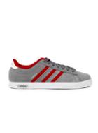Topman Mens Adidas Neo Derby Grey And Red Sneakers
