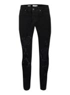 Topman Mens Black Extreme Ripped Stretch Skinny Jeans