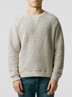 Topman Mens Mid Grey Ltd Grey Waffle Sweatshirt