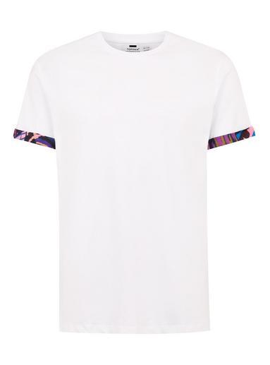 Topman Mens White 'mosaic' T-shirt
