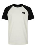Topman Mens Multi Nicce Black And White Raglan T-shirt