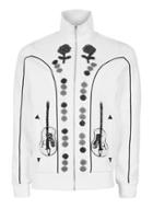 Topman Mens Topman Design White Guitar Rose Track Top