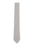 Topman Mens Multi Light Grey And Pink Pindot Textured Tie