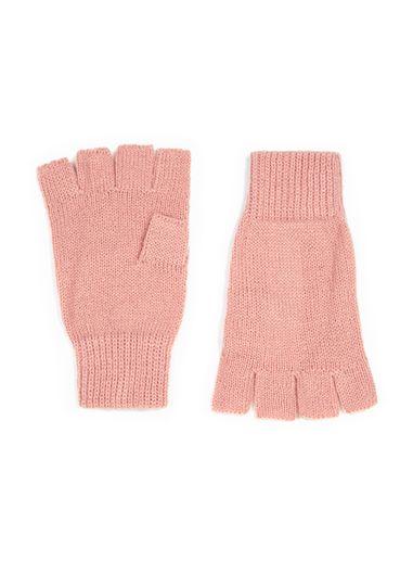 Topman Mens Pink Fingerless Gloves