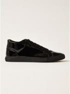 Topman Mens Black Patent Upper Rocco Sneakers